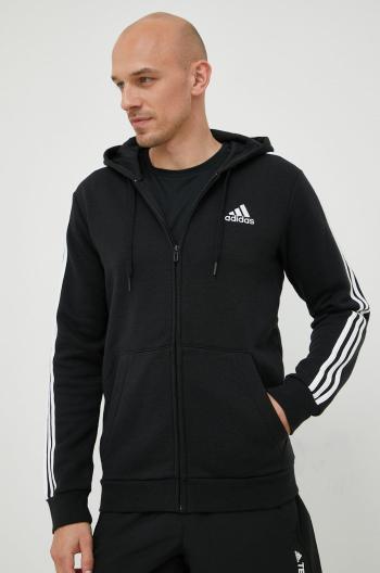 Mikina adidas Performance pánská, černá barva, s aplikací