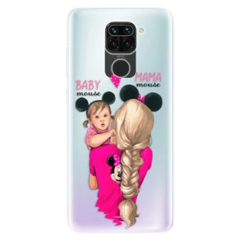 Odolné silikonové pouzdro iSaprio - Mama Mouse Blond and Girl - Xiaomi Redmi Note 9