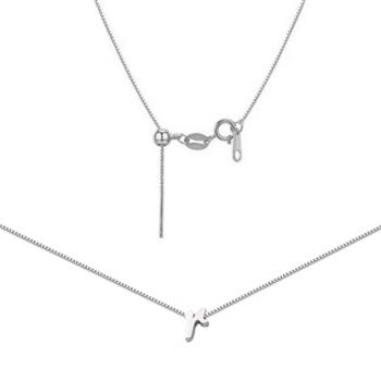 Šperky4U Ocelový náhrdelník s písmenem - OPD0260-R