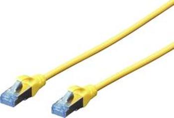 Patch kabel CAT 5e SF/UTP RJ 45, vidlice ⇔ vidlice, 5 m, žlutý