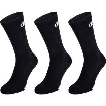 Champion CREW SOCKS LEGACY X3 Unisexové ponožky, černá, velikost 35-38