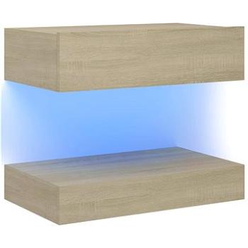 SHUMEE s LED osvětlením dub sonoma 60 × 35 cm  (804271)