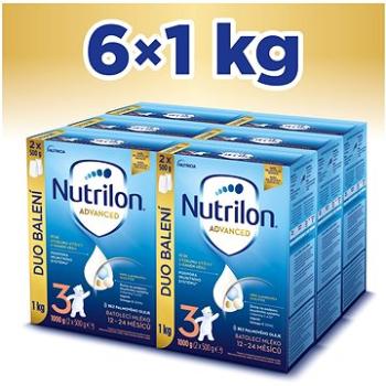 Nutrilon 3 Advanced batolecí mléko 6x 1 kg, 12+ (8595002110021)