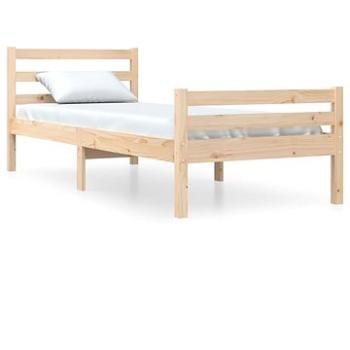 Rám postele masivní dřevo 100 × 200 cm, 814809 (814809)