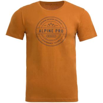 ALPINE PRO JAEL Pánské triko, oranžová, velikost S