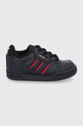 Dětské boty adidas Originals S42614 černá barva