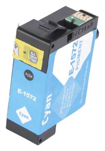 EPSON T1572 (C13T15724010) - kompatibilní cartridge, azurová, 29,5ml