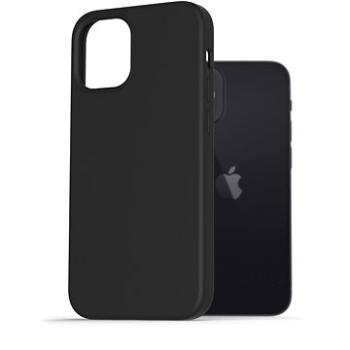 AlzaGuard Magnetic Silicone Case pro iPhone 12 Mini černé (AGD-PCMS001B)