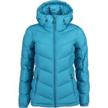 Columbia PIKE LAKE HOODED JACKET Dámská zimní bunda, tyrkysová, velikost XS