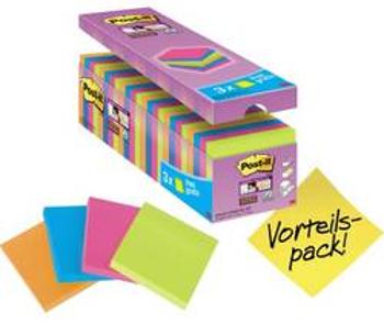 Post-it® Haftnottiz Super Sticky Notes Bangkok Collection Promotion 21+3 Block/Pack. Post-it 654SE24P, (š x v) 76 mm x 76 mm, neonově oranžová, neonov