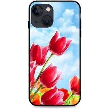 TopQ iPhone 13 mini silikon Tulips 65487 (Sun-65487)