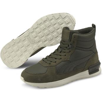 Puma GRAVITON MID Pánské kotníkové boty, khaki, velikost 44