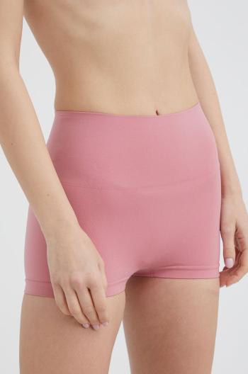 Modelující šortky Spanx růžová barva