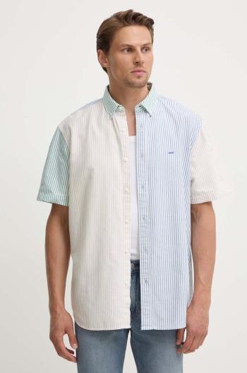 Bavlněná košile Levi's relaxed, s límečkem button-down, A9161