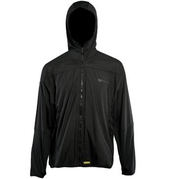 Ridgemonkey lehká bunda na zip černá - velikost xxl