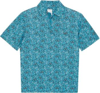 Callaway Boys All Over Golf Printed River Blue M Polo košile