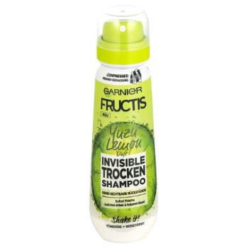 Garnier Fructis Yuzu Lemon Invisible Dry Shampoo 100 ml suchý šampon pro ženy na mastné vlasy