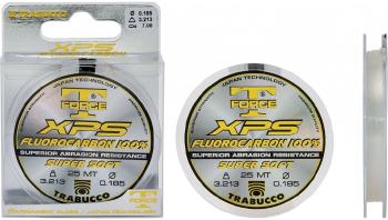 Trabucco vlasec t-force xps fluorocarbon 25 m - 0,16 mm 2,58 kg