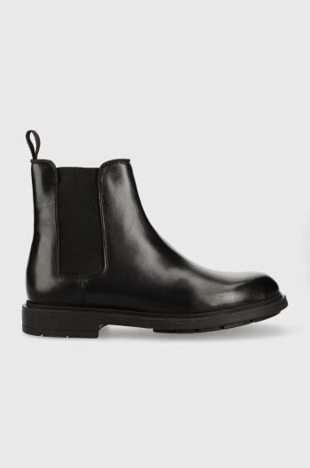 Kožené kotníkové boty Liu Jo pánské, černá barva