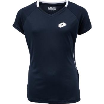 Lotto SQUADRA G II TEE PL Dívčí tenisové tričko, tmavě modrá, velikost XS