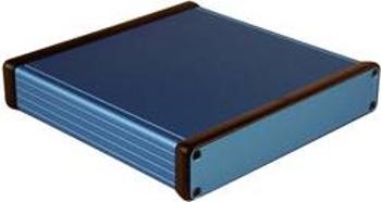 Univerzální pouzdro hliníkové Hammond Electronics, (d x š x v) 160 x 165 x 30,5 mm, modrá