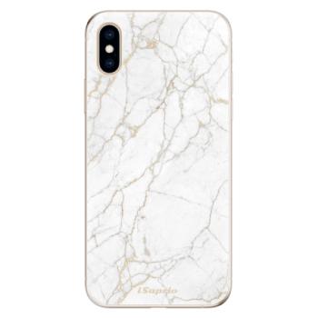 Odolné silikonové pouzdro iSaprio - GoldMarble 13 - iPhone XS