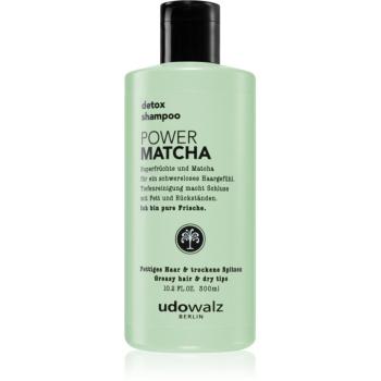 Udo Walz Power Matcha čisticí šampon pro mastné vlasy s vitamínem C 300 ml