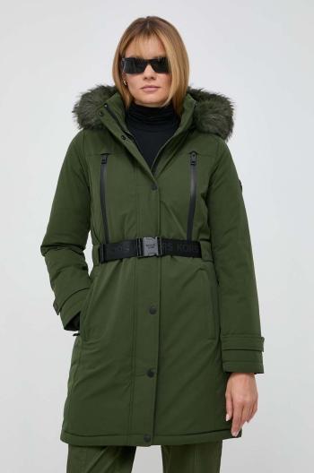 Parka MICHAEL Michael Kors dámská, zelená barva, zimní