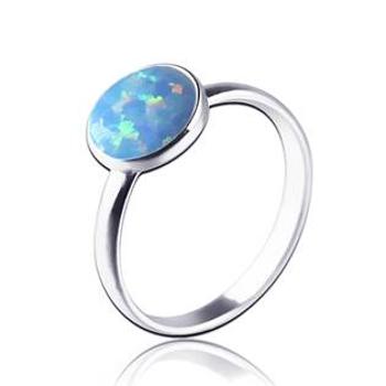 NUBIS® Stříbrný prsten s opálem - velikost 62 - NBP95-OP26-62