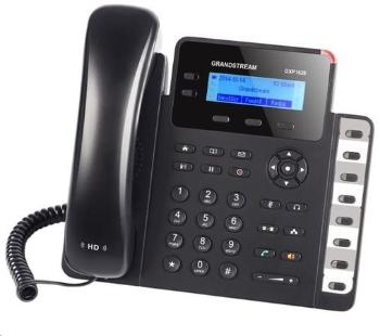 Telefon Grandstream GXP-1628 VoIP telefon - 2x SIP účet, HD audio, 3 prog.tl.+8 předvoleb, switch 2xLAN 1000Mbps, PoE, GXP1628