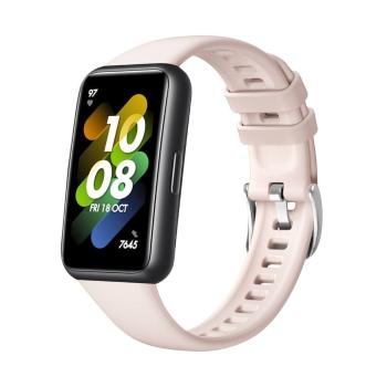 FIXED Silikonový řemínek Silicone Strap pro Huawei Band 7 FIXSSTB-1053-PI, růžový