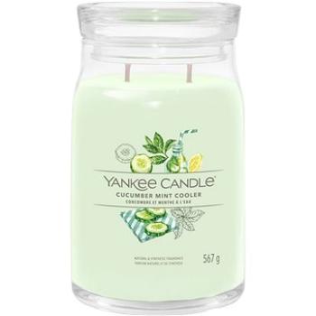 YANKEE CANDLE Signature sklo 2 knoty Cucumber Mint Cooler 567 g (5038581151106)