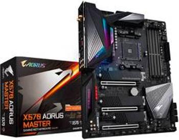 Základní deska Gigabyte X570 AORUS MASTER Socket AMD AM4 Tvarový faktor ATX Čipová sada základní desky AMD® X570