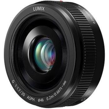 Panasonic Lumix G 20mm f/1.7 černý (H-H020AE-K)