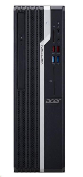 ACER PC EDU Veriton VX2680G - i5-11400, 8GB, 256GB, USB KB+myš, Wifi+BT, W10P, 2y CI EDU, Černá