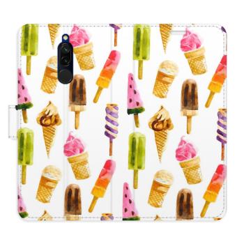 Flipové pouzdro iSaprio - Ice Cream Pattern - Xiaomi Redmi 8