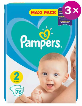 Pampers New Baby Monthly Box S2 3 x 76 ks