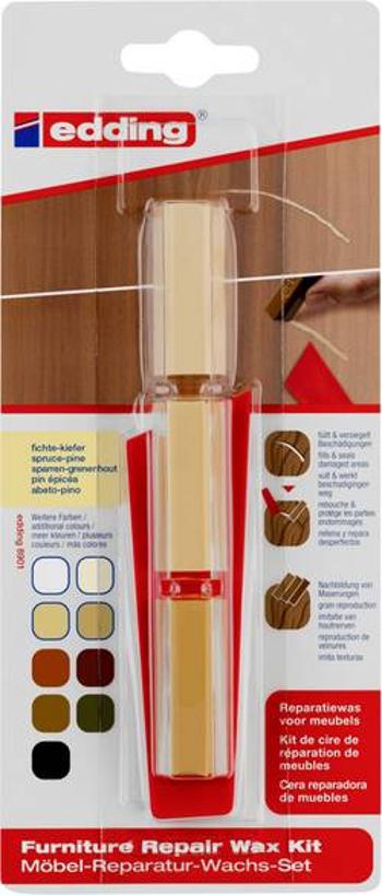 Edding 8901, 4-8901-1-4609 Vosková sada na opravu nábytku, borovicová