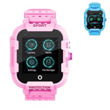Dětské hodinky s GPS lokátorem KT12 4G Růžové