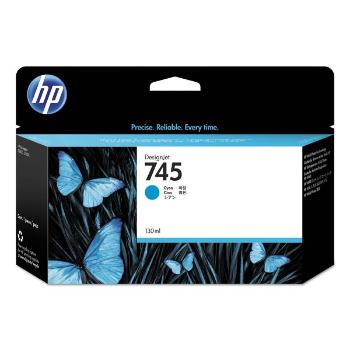 HP F9J97A - originální cartridge HP 745, azurová, 130ml