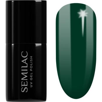 Semilac UV Hybrid X-Mass gelový lak na nehty odstín 309 Pine Green 7 ml