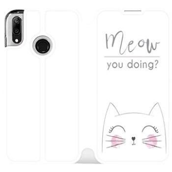 Flipové pouzdro na mobil Huawei Y7 2019 - M098P Meow you doing? (5903226883189)