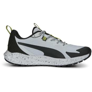 Puma TWITCH RUNNER TRAIL Pánská běžecká obuv, šedá, velikost 40.5