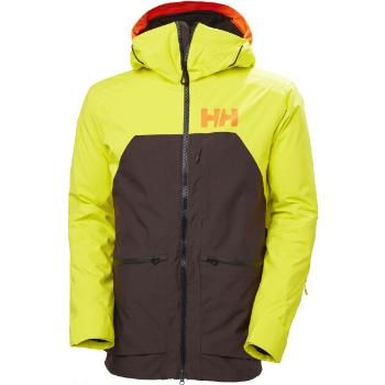 Helly Hansen STRAIGHTLINE LIFALOFT™ JACKET Pánská lyžařská bunda, hnědá, velikost XL