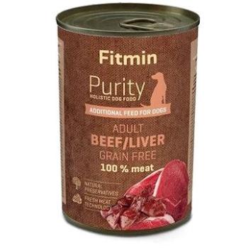 Fitmin Purity Konzerva hovězí s játry pro psy 400 g (8595237018840)