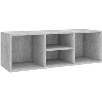 Botníková lavice betonově šedá 105 x 35 x 35 cm dřevotříska (804467)