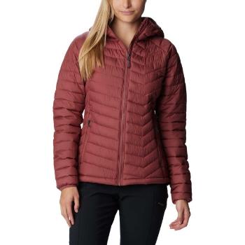 Columbia POWDER LITE HOODED JACKET Dámská bunda, vínová, velikost