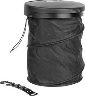 Odpadkový koš Eufab Garbage bucket foldable, 205 mm, Vnější Ø 160 mm, 4 l, černá