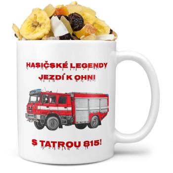 Hrnek Hasičské legendy – Tatra 815 (Náplň hrníčku: Tropická směs)
