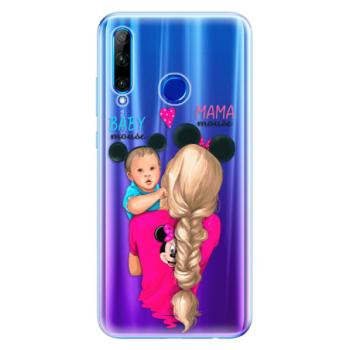 Odolné silikonové pouzdro iSaprio - Mama Mouse Blonde and Boy - Huawei Honor 20 Lite